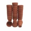 25 - Ultra Mini 1 1/2" X 1 7/8" Clay Pots - Great For Fairy Gardens And Crafts